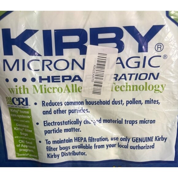 Kirby Micron Magic Filters 6-Pack HEPA Allergen Reduction F-Style & Twist-Style - Picture 2 of 4